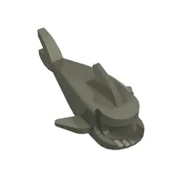 Animal Body Part, Shark Body, without Bottom Tube