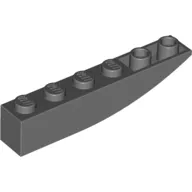 Brick Curved 6 x 1 Inverted
