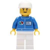 Man - Blue Octan Torso, White Legs