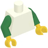 Torso, Green Arms, Yellow Hands [Plain]