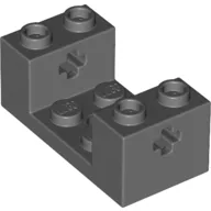 Brick Special 2 x 4 x 1 1/3 with Axle Holes and 2 x 2 Recessed and Hole