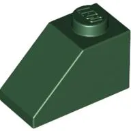 Brick Sloped 45° 2 x 1 with Bottom Pin