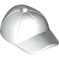 Hat / Cap Short Curved Bill with Seams and Hole on Top