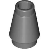 Cone 1 x 1 [Top Groove]