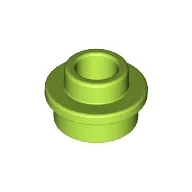 Plate Round 1 x 1 with Open Stud