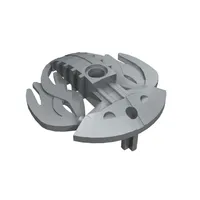 Large Figure Shield 5 x 5 with Flames Twin