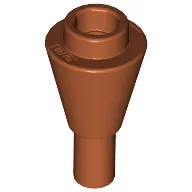 Cone 1 x 1 Inverted with Bar at Bottom (Ice Cream Cone)