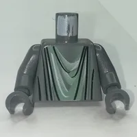 Torso Robe, Marauder's Map Statue Print, Dark Bluish Gray Arms and Hands