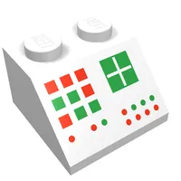Slope 45° 2 x 2 with Computer Panel Print
