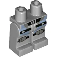 Hips and Light Bluish Gray Legs with Kneepads an Belt print