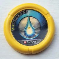 Large Figure Throwing Disk, Scuba / Sub, 2 Pips, Waterdrop Logo Print