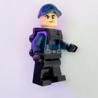 Guard in Dark Blue Cap, neck Bracket