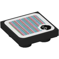 Tile Special 2 x 2 Inverted with Chain Chomp and Barcode Print (Sticker)