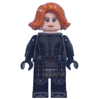 Black Widow, Pearl Dark Gray Jumpsuit, Medium Azure Highlights