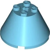 Cone 4 x 4 x 2, Axle Hole [Plain]