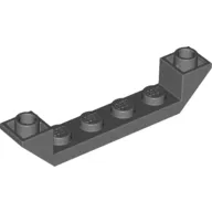 Brick Sloped Inverted 45° 6 x 1 Double with 1 x 4 Recessed