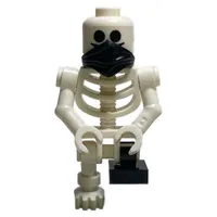 Skeleton, Standard Face, Bandana, Short Black Leg