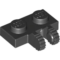 Hinge Plate 1 x 2 Locking with 2 Fingers on Side, 9 Teeth