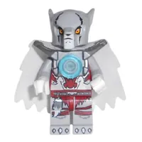 Worriz with Flat Silver Shoulder Armor, and Cape