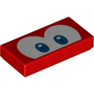 Tile 1 x 2 with Blue Eyes (Eep/Cheep Cheep) Print