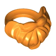 Minifig Neckwear Beard and Mustache, Short