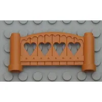 Fabuland Fence 1 x 6 x 2 Rounded