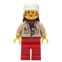 Actress - Pippin Read, Red Leg, Brown Backpack