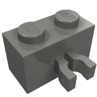 Brick Special 1 x 2 with Vertical Clip [Thick U Clip]