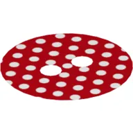 Hipwear Skirt, Round with White Dots print