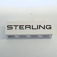 Brick 1 x 4 with Black 'STERLING' Print (Set 1551)