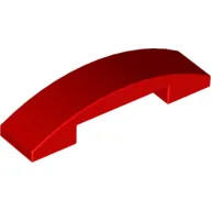 Brick Curved 4 x 1 Double, No Studs
