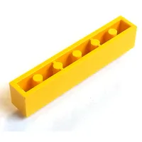 Brick 1 x 6 with Bottom Tubes and 2 Lowered Cross Supports