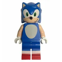 Sonic the Hedgehog, Light Nougat Face, Green Eyes