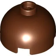 Brick Round 2 x 2 Dome Top, Vented Stud