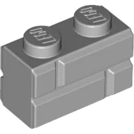 Brick Special 1 x 2 with Masonry Brick Profile