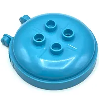 Duplo Cart Lid Round with 2 x 2 Studs and Hinge