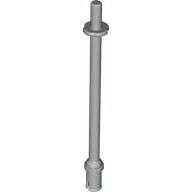 Bar 8L - Two Stop Rings / One Pin, Technic Figure Ski Pole [Rounded End]