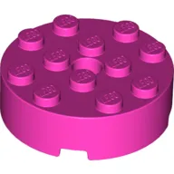 Brick Round 4 x 4 Centre Hole