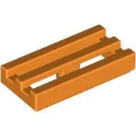 Tile Special 1 x 2 Grille with Bottom Groove