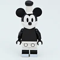 Mickey Mouse, Classic Black and White, Black Boots (CMF)