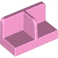 Panel 1 x 2 x 1 with Rounded Corners and Central Divider