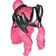 Hair and Crown, Long, Black Crown Spikes Print