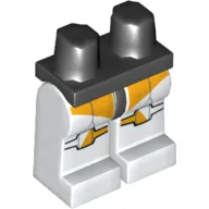 Hips and White Legs with Bright Light Orange Markings Print (Clone Trooper)