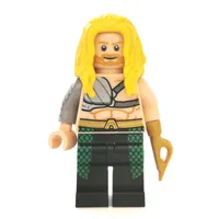 Aquaman, Long Yellow Hair, Hook Hand (CMF)