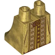 Hips and Legs Under Dress/Robe with Dark Red Decorations print