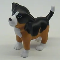 Scala, Animal, Dog Puppy with White Chest, Black Back Print (Sniff)