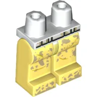 Hips and Bright Light Yellow Legs with Dirt, Mud Stains