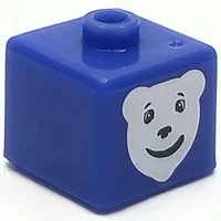 Pen Bead, Square with Polar Bear Print