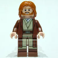 Obi-Wan Kenobi - Reddish Brown Robe, Long Hair