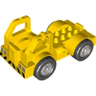 Duplo Dump Truck Base with Wheels on Fixed Axels